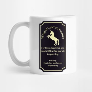 Potion Label: Winged Unicorn Essence, Halloween Mug